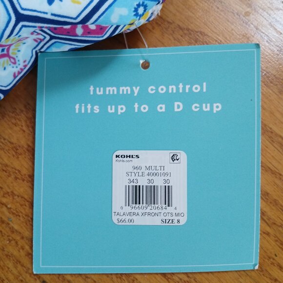 Bal Harbour Swimsuit- Tummy Control with Bra Support Cups - Picture 3 of 5